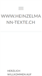 Mobile Screenshot of heinzelmann-texte.ch